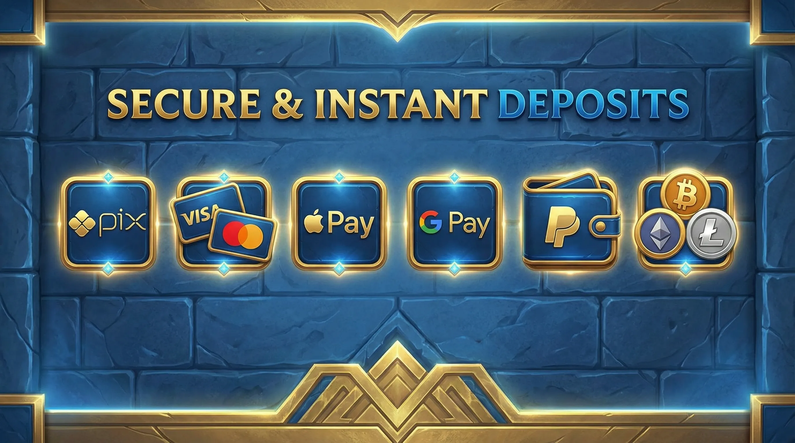 Métodos de Pagamento stakebet - PIX, Cartões, Criptomoedas